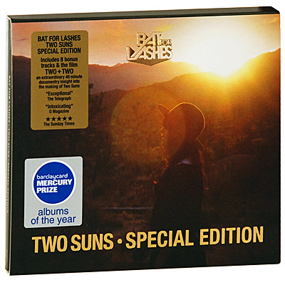 Bat For Lashes Two Suns Special Edition (CD + DVD) Формат: CD + DVD (DigiPack) Дистрибьюторы: EMI Records Ltd , ООО Музыка Европейский Союз Лицензионные товары Характеристики аудионосителей 2009 г Альбом: Импортное издание инфо 1065g.